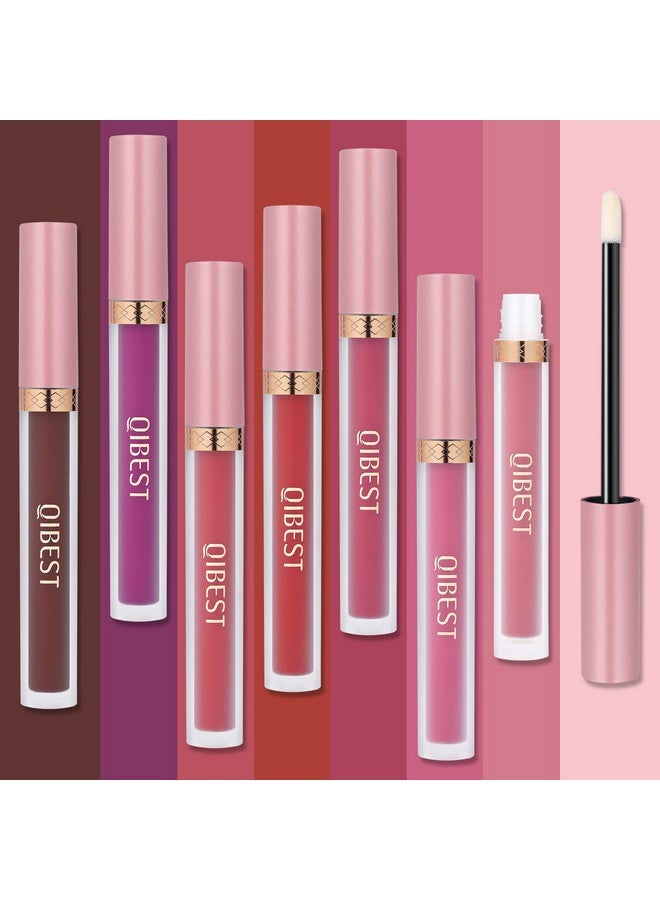 7Pcs Matte Liquid Lipstick And 1Pcs Lip Plumper Makeup Setpigmented Waterproof Make Up Gift Lip Gloss Sets Long Wearing Velvet Lip Kit For Teens And Women