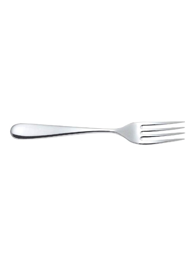 6-Piece Nuovo Milano Table Fork Set Silver 7.75inch