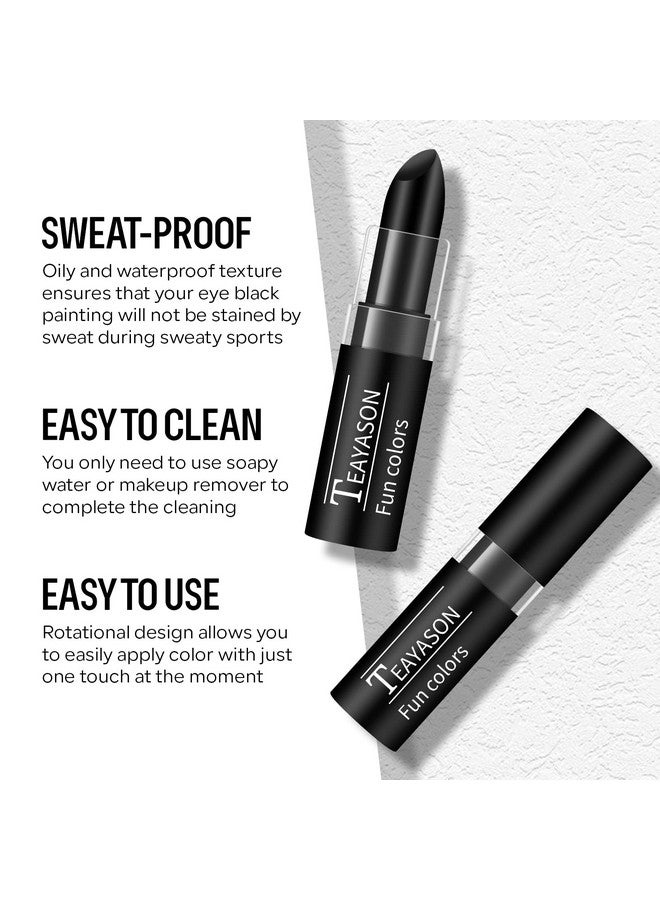 1Pc Eye Black Eyeblack Stick For Sports Baseball/Softball/Football Anti Glare Sun Protect Outdoor Sports Accessories For Athletes Baseball Under Eye Black Face Paint Sweat Proof