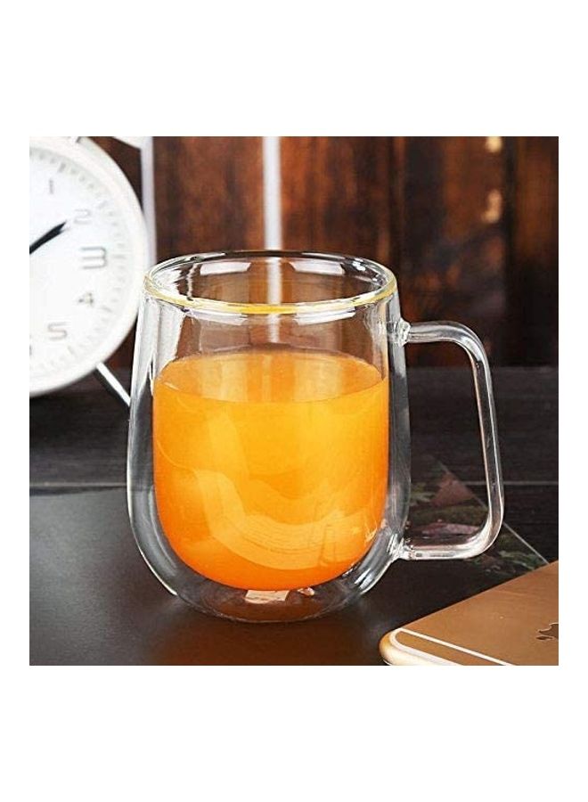 Double Walled Glass Mugs multicolour