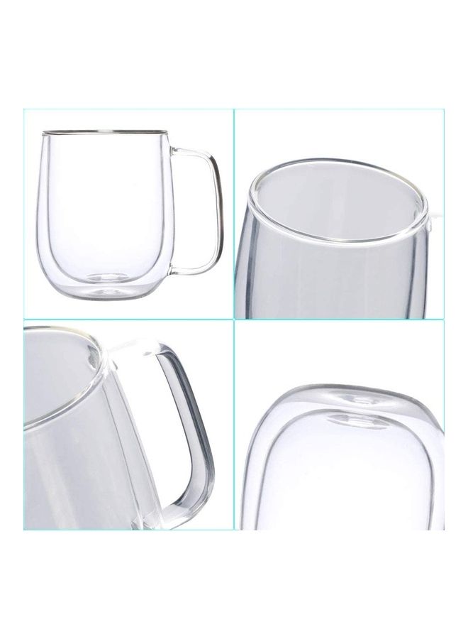 Double Walled Glass Mugs multicolour