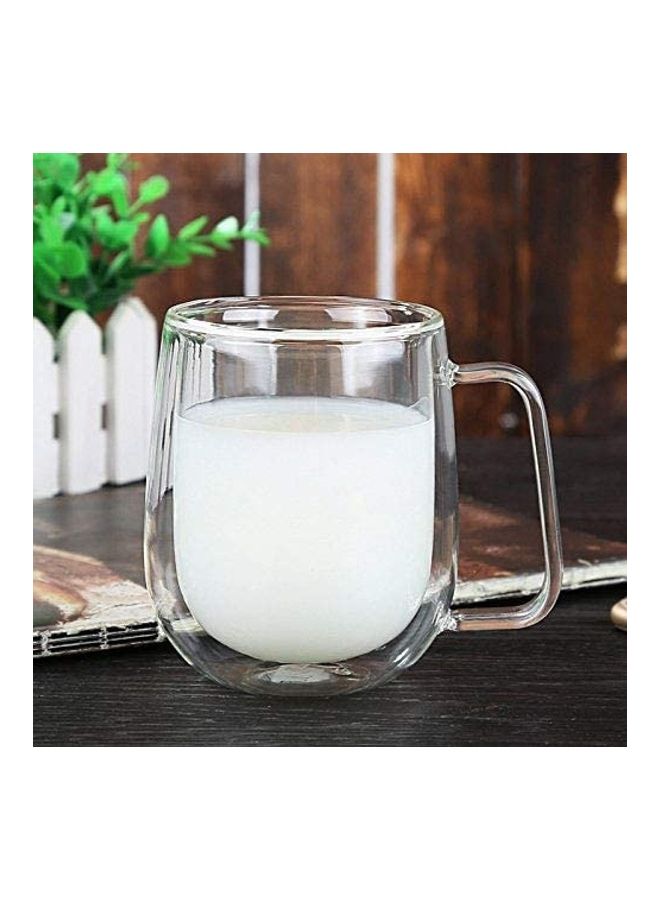 Double Walled Glass Mugs multicolour