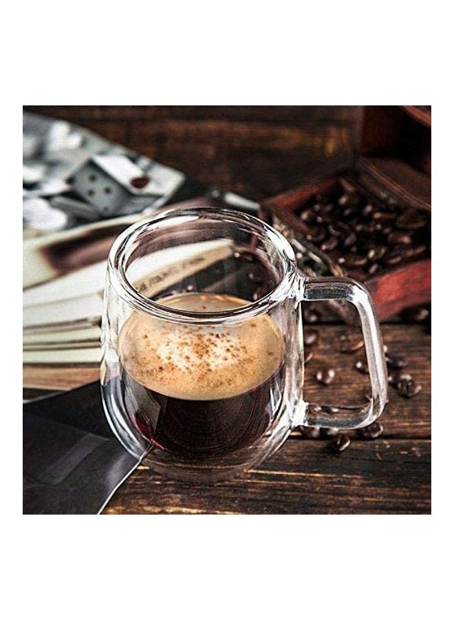 Double Walled Glass Mugs multicolour