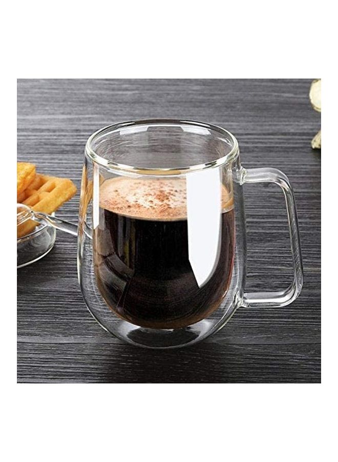 Double Walled Glass Mugs multicolour