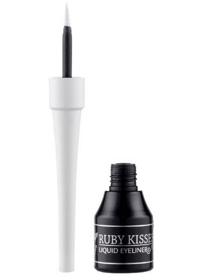 Classic Liquid Eyeliner Smudgeproof Long Lasting Eye Makeup With Felt Tip Applicator (1 Pack White)