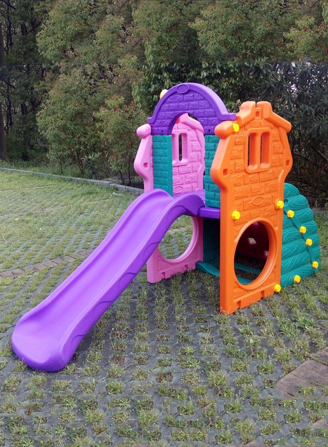 Kids Playground Plastic Slides Exercise Used Safety Equipment