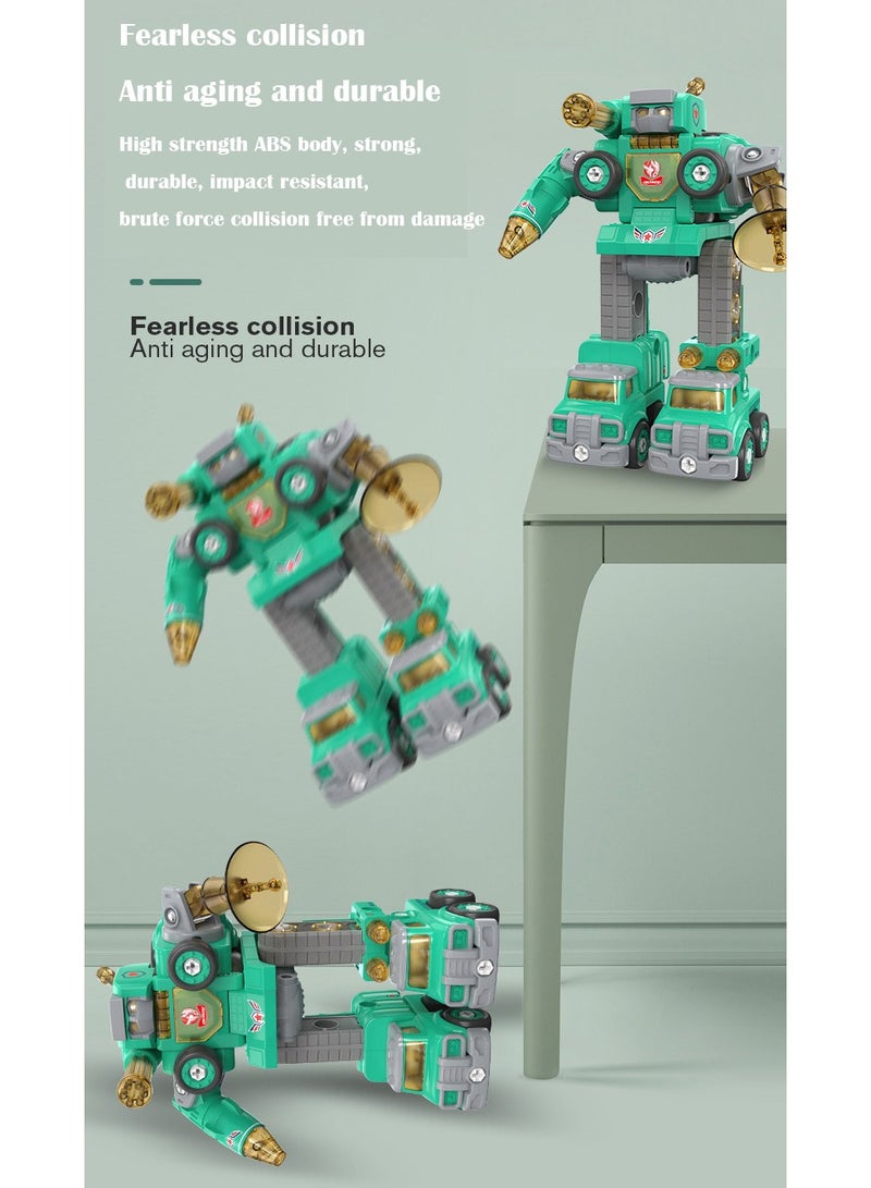 Children Disassemble Dinosaur, Engineering Car Toys, Baby DIY Disassemble Car, Deformation Robot