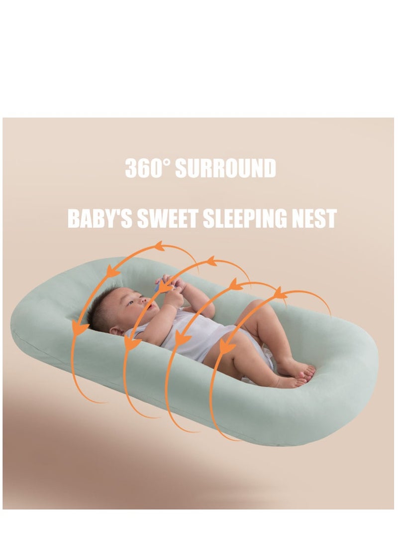 Newborn Baby Bionic Sleeper, Removable Crib, Baby Anti-Pressure Portable Bed