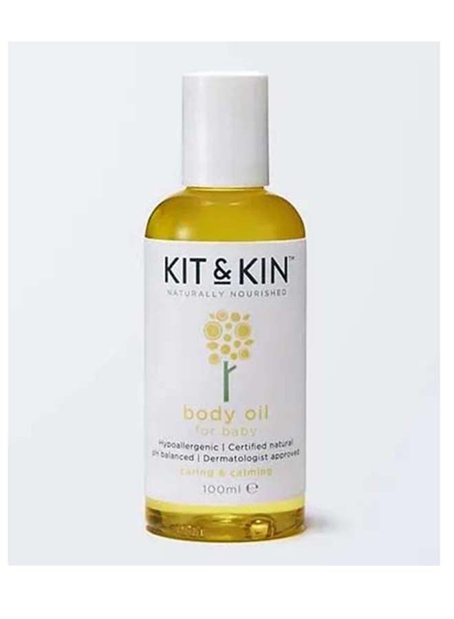 Kit & Kin Baby Oil for Hydration & Softness for Skin– 100% Certified Natural oil, Free from Harsh Chemicals (100 ml)