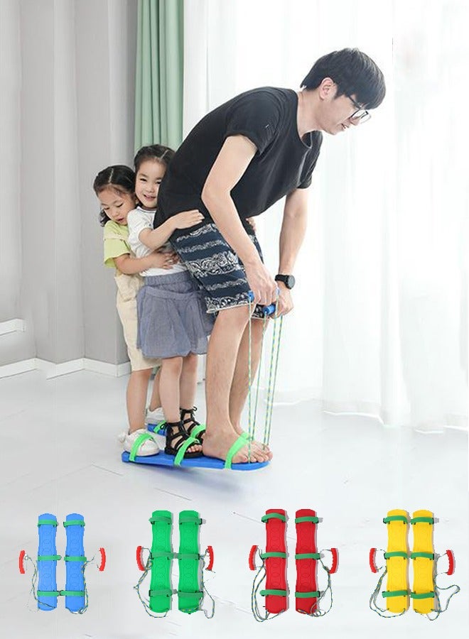 4-Pair Teamwork Educational Training Outdoor Sport Sensory Integration Walking Toy