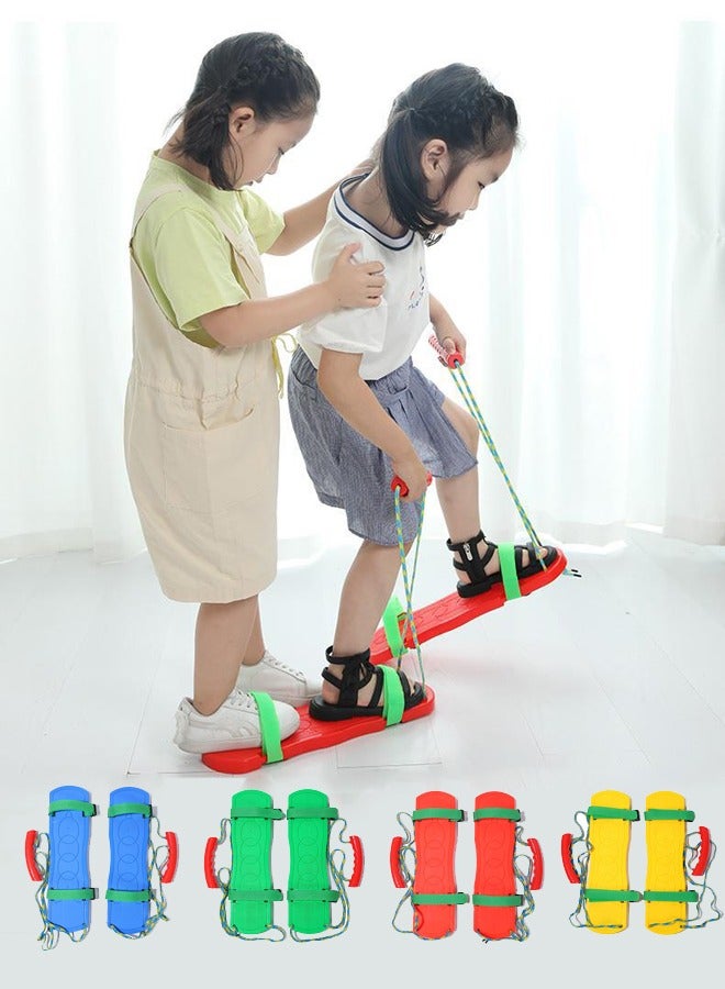 4-Pair Children Educational Toys Plastic Sensory Integration Walking Toy