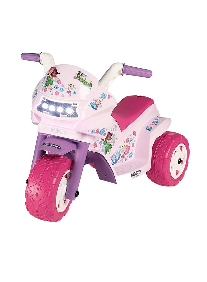 Mini Fairy Ride On Fun Stylish Rechargeable Battery Operated Motorcycle Bike-Pink