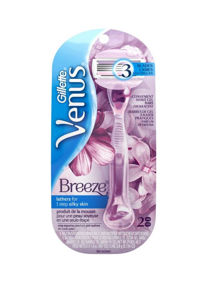 Venus Breeze Razor Purple/White