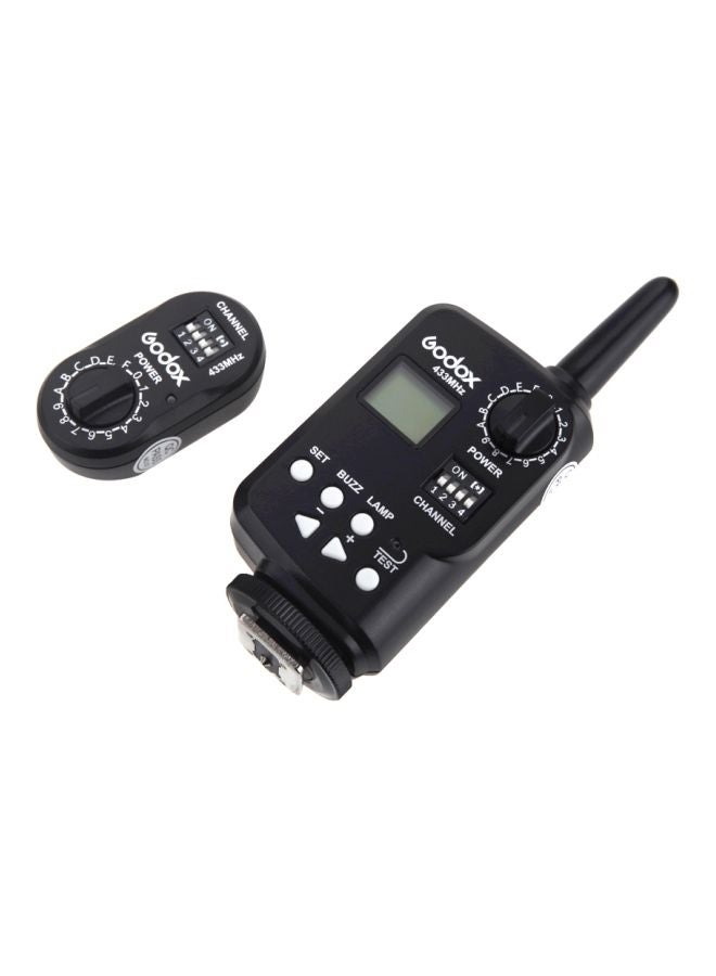 Wireless Timer Remote Shutter Set Black