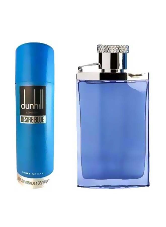 Dunhill Bundle Offer Desire Blue EDT 100 ML + Body Spray 195 ML EDT 100Ml, Body Spray 195ml