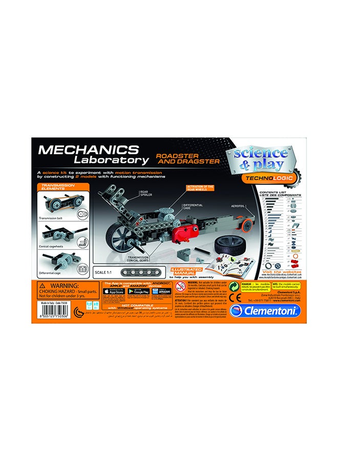 Science And Play Mechanics Laboratory Roadster And Dragster