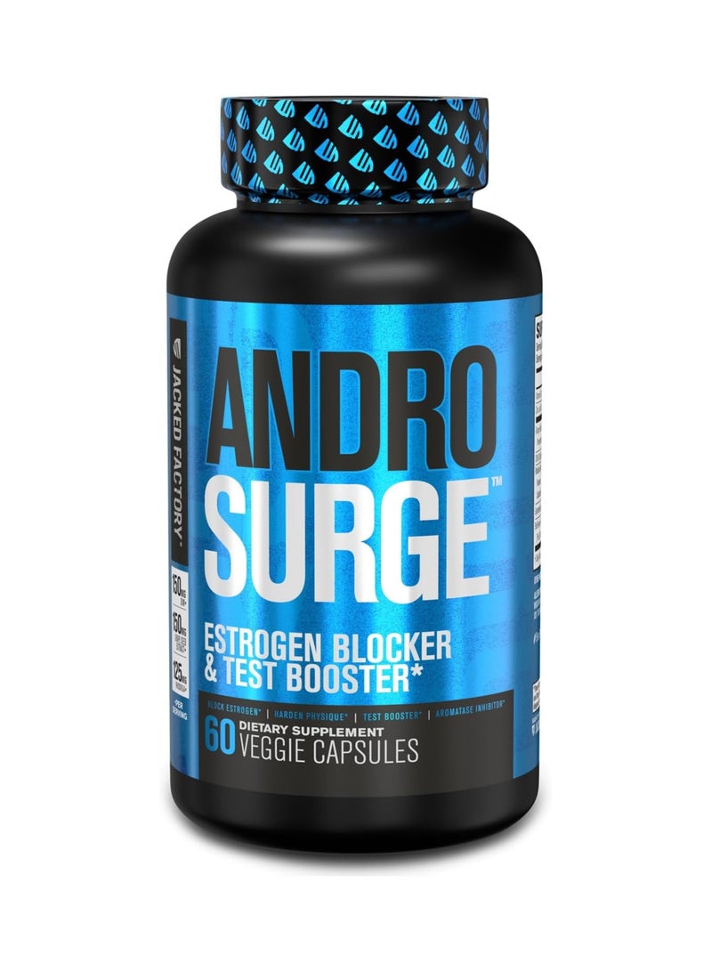 Androsurge Testosterone Booster for Men - 60 Veggie Capsules