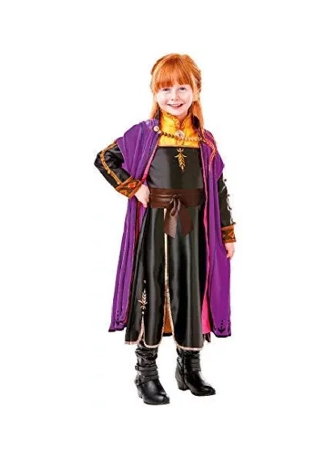 Official Disney Frozen 2, Anna Premium Dress, Childs Costume, Size Medium Age 5-6 Years