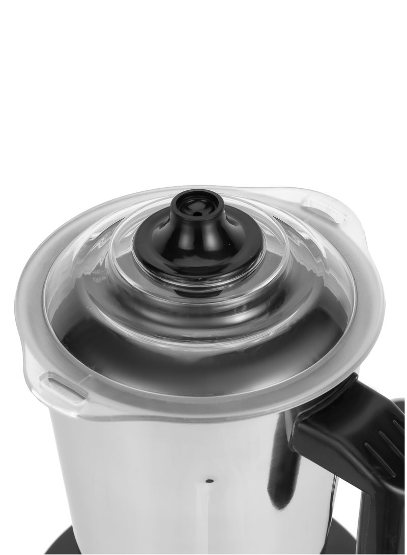 5 in1 Blender/ Mixer Grinder, Sturdy Stainless Steel Finish Body, Super Efficient Sharp Blades, Unbreakable Polycarbonate Jar Caps, Stainless Steel Polished Jar, Powerful Copper Motor 1.5 L 1000 W GSB44108 Black & silver