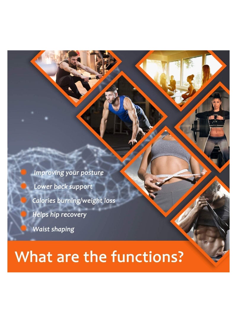 Stabilizing Lumbar Lower Back Brace Support Belt with Dual Breathable Waist for Sciatica Herniated Disc Scoliosis Pain Relief