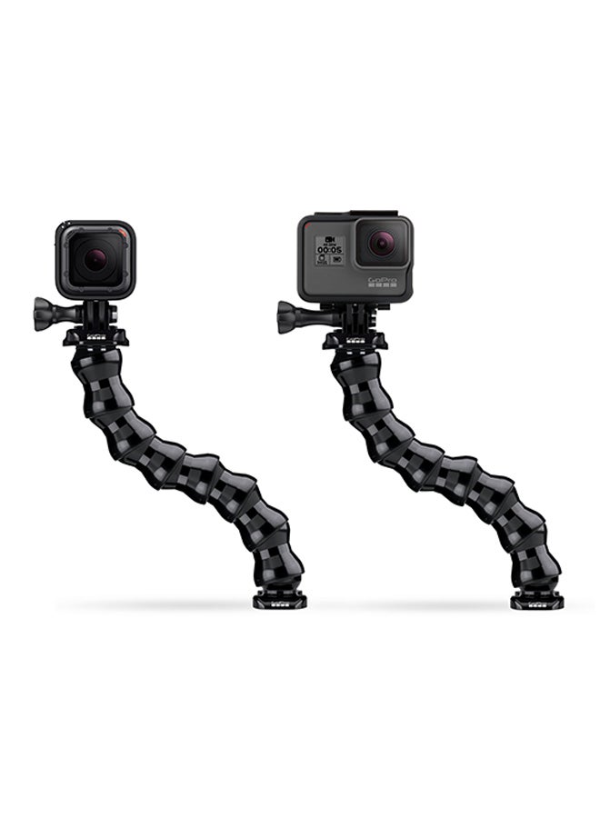 Gooseneck Flexible Mount For All Gopro Cameras Black