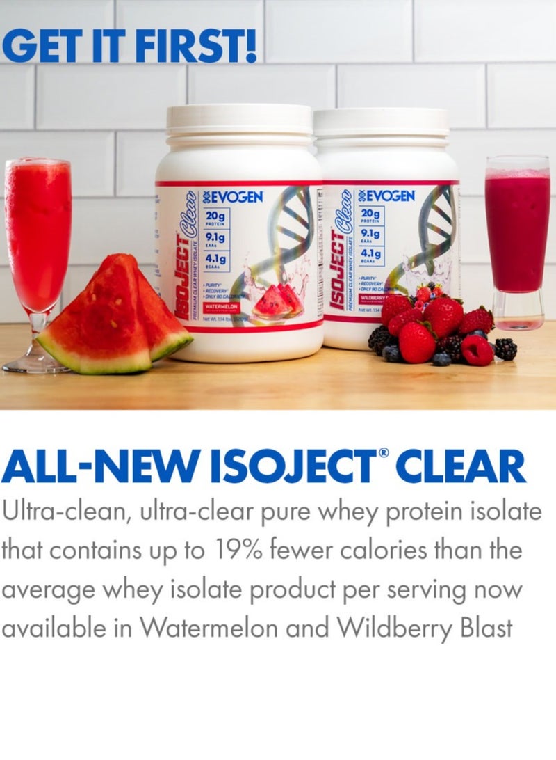 ISOJECT Premium Clear Whey Isolate Wild Berry 520g