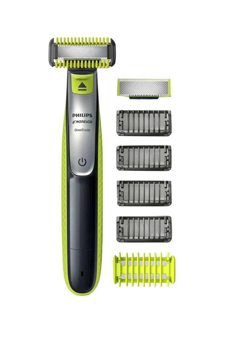 Hybrid Electric Trimmer And Shaver Black/Green