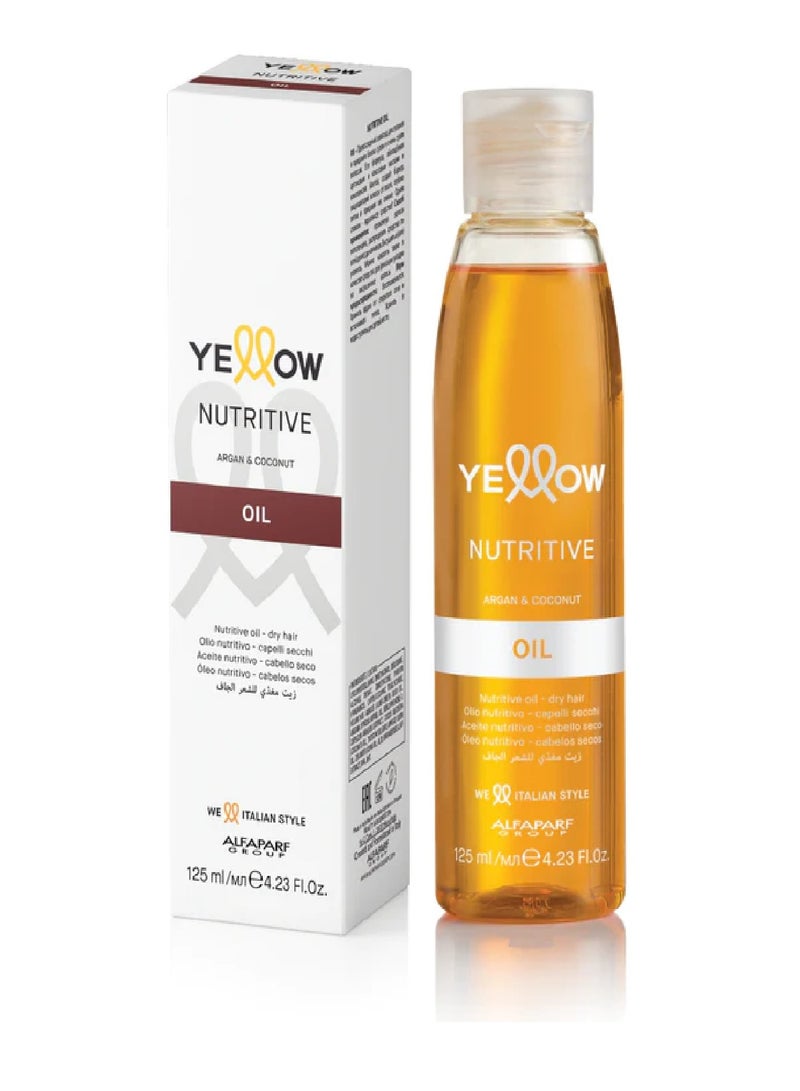 Yellow Nutritive Oil with Argan & Coconut for Dry Hair 125ml