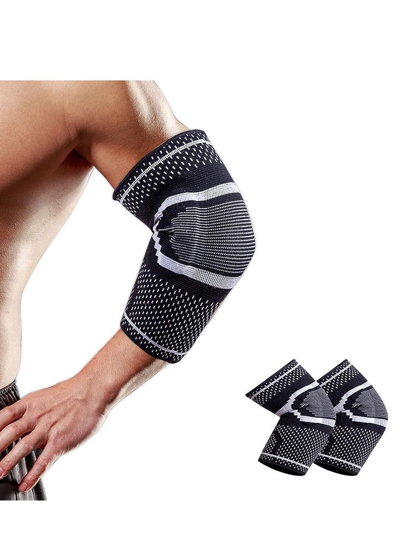 Elbow Brace Compression Support Tendonitis Sleeve Tennis Elbow Brace and Golfers Elbow Treatment Arthritis Workouts Weightlifting