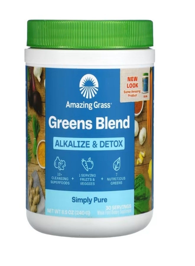 Green Blend Alkalize Detox 8.5 oz 240 g