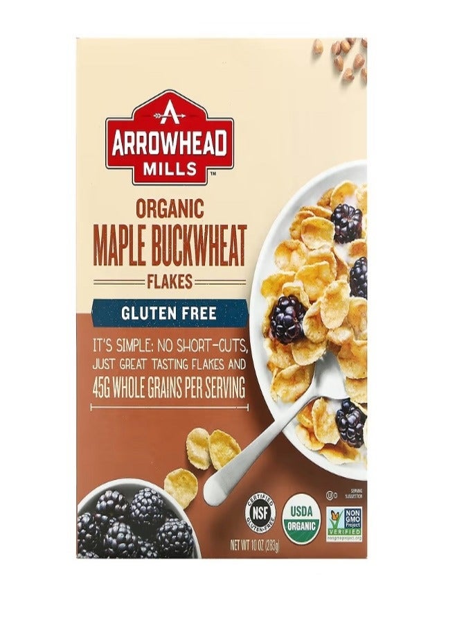 Organic Maple Buckwheat Flakes Gluten Free 10 oz 283 g