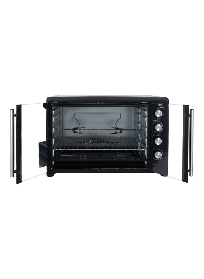 Electric Oven with Rotisserie, Convection & Lamp| 60 Minutes Timer | Inside Lamp | Stainless Steel Heating Elements | Heat Resistant Tempered Window 75 L 2800 W KNO6355 Black