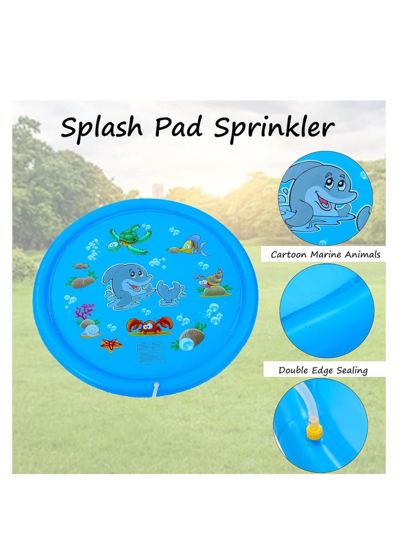 Splash Pad for Kids Outdoor Water Fun for Kids 67
