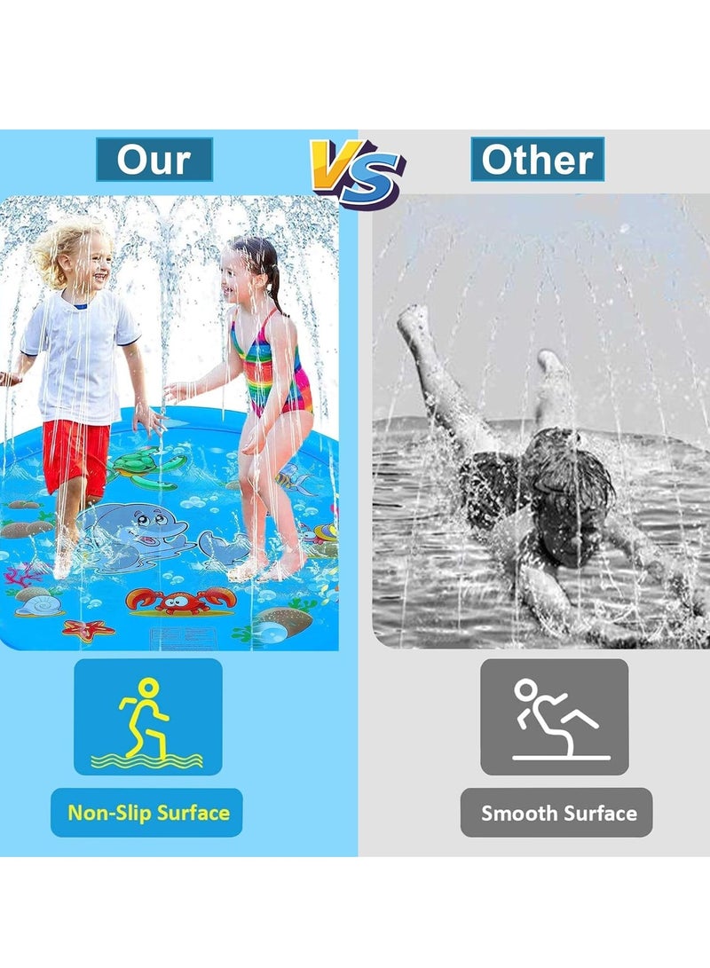 Splash Pad for Kids Outdoor Water Fun for Kids 67