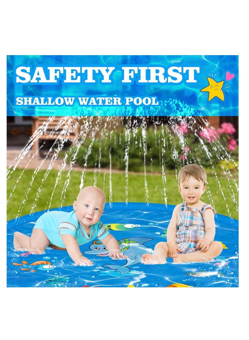 Splash Pad for Kids Outdoor Water Fun for Kids 67