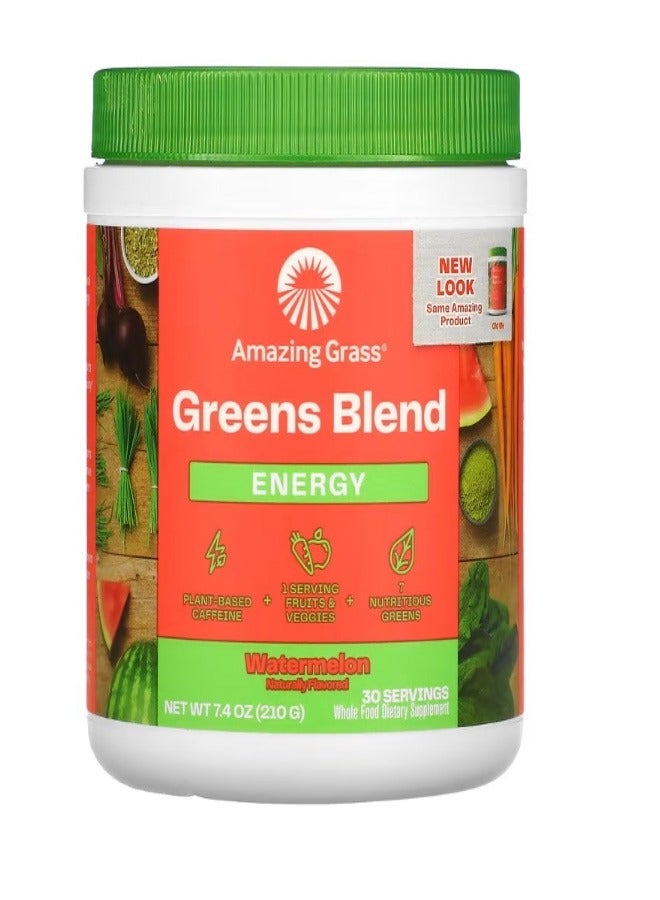 Green Blend Energy Watermelon 7.4 oz 210 g