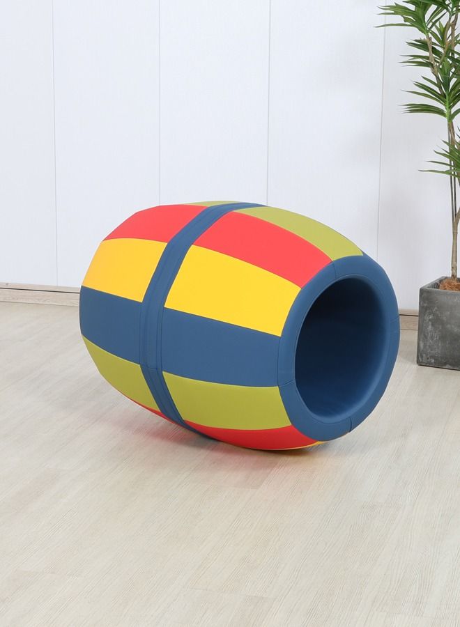 Colorful Roller Barrels Kids Toys Garden Preschool Educational Toy Indoor Soft Play Equipment