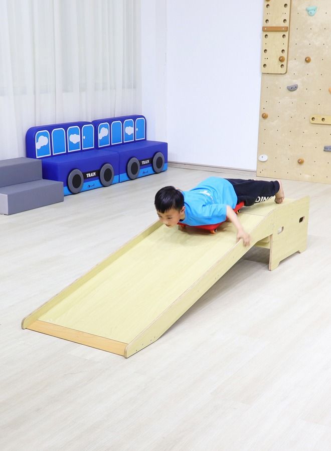 Wooden Toddler Slide Baby Climbing Toys For Indoor Baby