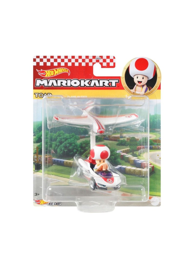 Mario Kart Die Cast Glider Toad GVD34/GVD30