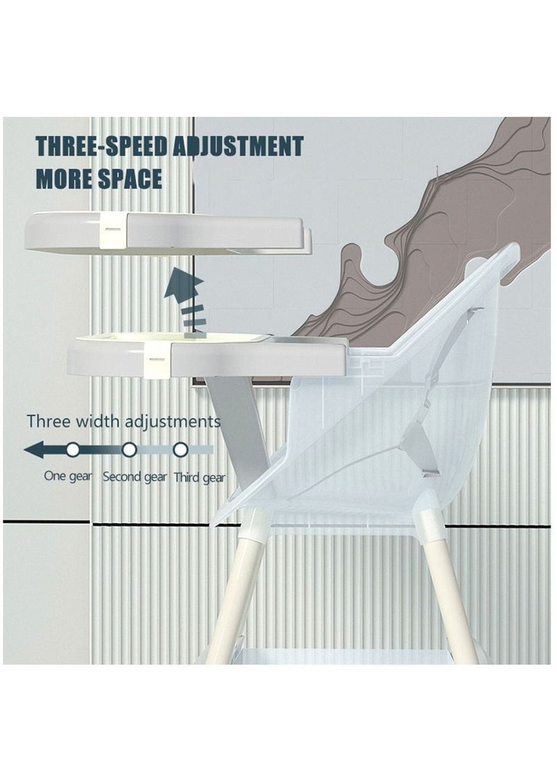 2 in 1 High Chair for Babies & Toddlers, Modern Safe & Compact Baby Highchair, Easy to Clean, Removable Tray, Easy to Assemble