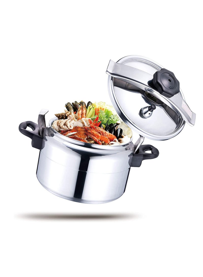 35Liters Aluminum Pressure Cooker 35 Ltr Silver