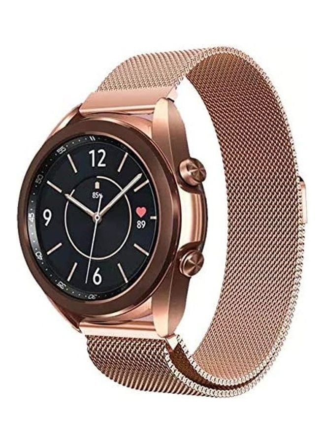 Replacement Band For  Milanese Strap For Samsung Galaxy Watch 3 /  22mm Rose Gold
