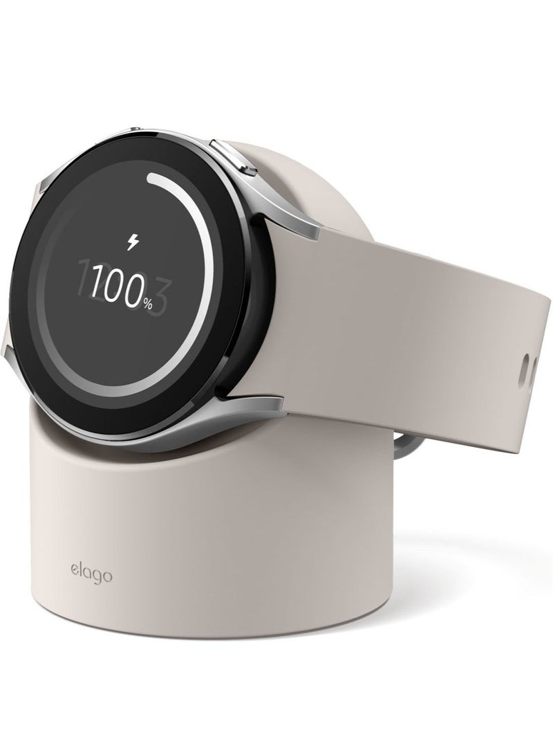 GW2 Charger Stand for Galaxy Watch 5 44mm / 40mm and 5 Pro 45mm - Stone