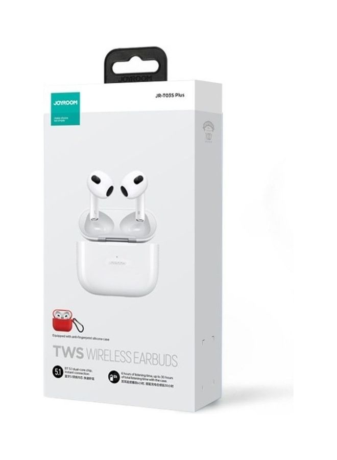 New Upgraded Tws Wireless Bluetooth Earphone With Popup Open Window Pair Automatically White