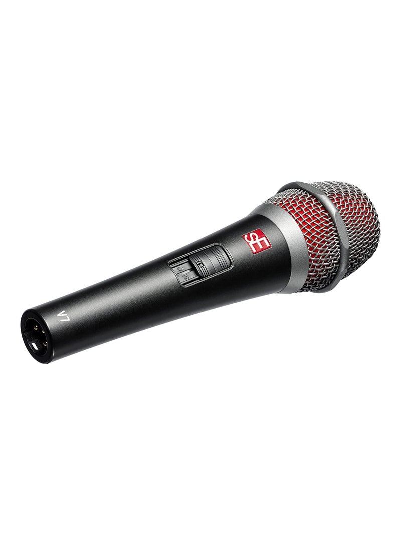 sE Electronics V7 Switch Supercardioid Dynamic Handheld Vocal Microphone with Integrated Shockmount and Internal Windscreen