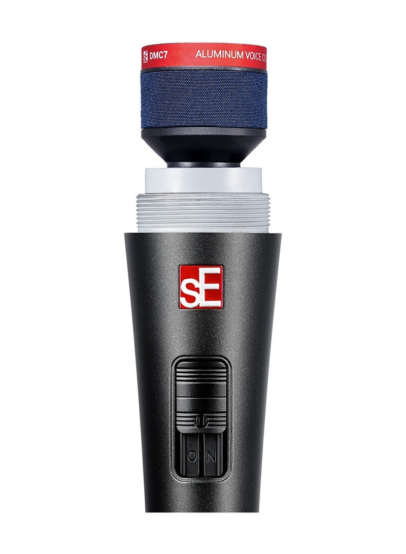 sE Electronics V7 Switch Supercardioid Dynamic Handheld Vocal Microphone with Integrated Shockmount and Internal Windscreen