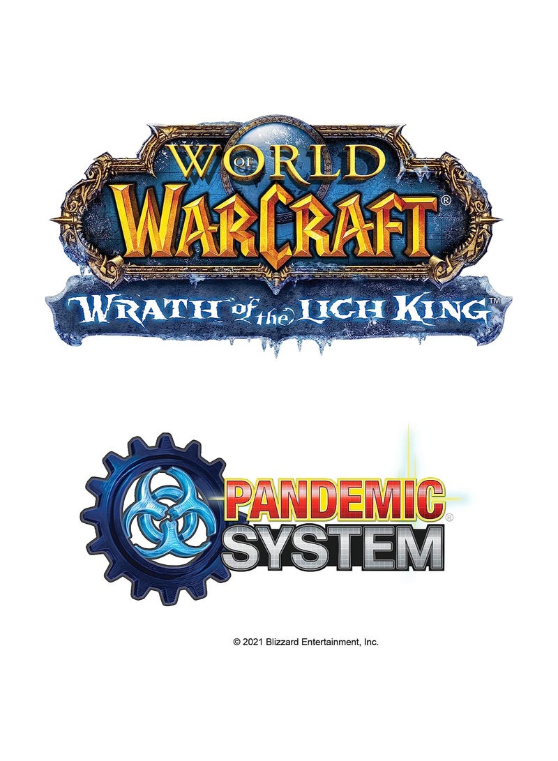 Z Man Games Pandemic Wrath of the Lich King Board Game Ages 14+ 1 to 5 Players 45 60 Minutes Playing Time Black ZM7125