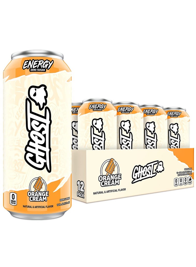 Energy Drink Orange Cream 473 ml Pack Of 12