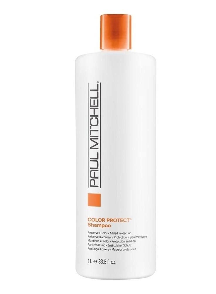 Paul Mitchell Color Protect Shampoo, Adds Protection, For Color Treated Hair