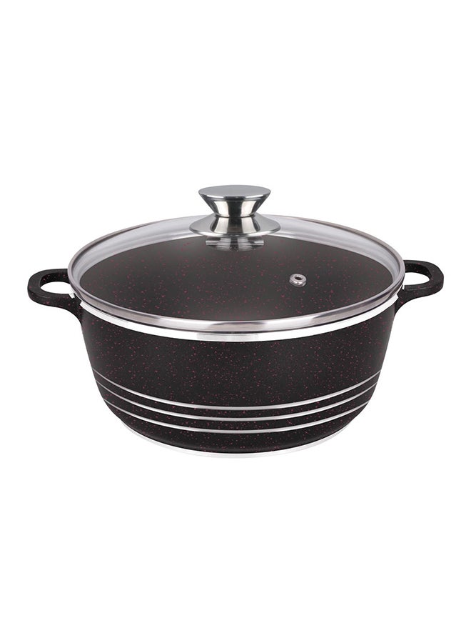 Dessini Granite Casserole Cooking Pot 24Cm- Pfoa Free Oven Safe-Multi Layer Non Stock Coating-Dishwasher Safe